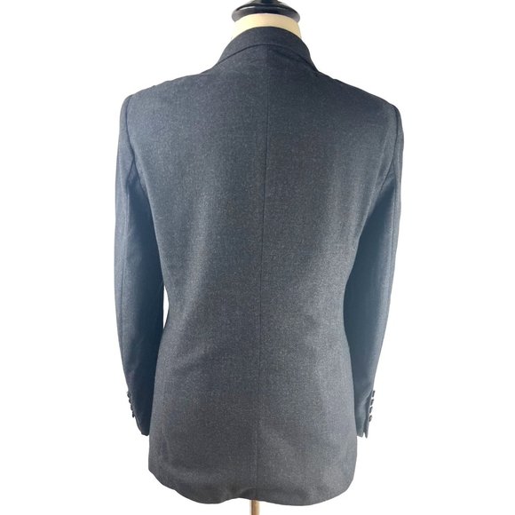 Vintage ESCADA Grey Wool Blazer, Women’s Size 42 Euro/Large US - Picture 6 of 16